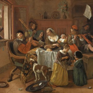 01.01.002 - Het vrolijke huisgezin - Liggend