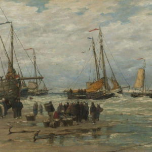 01.01.006 pinken in de branding liggend