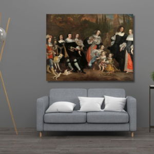 01.01.012 - Michiel de Ruyter en zijn familie - Woonkamer - Sfeer - Liggend