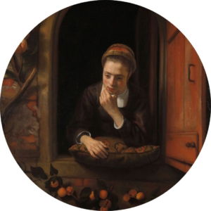 01.01.017 - Meisje aan het venster - Cirkel