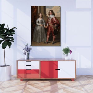 01.01.023-willem-ii-en-zijn-bruid-maria-stuart-woonkamer-sfeer-staand