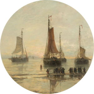 01.01.024 - Scheveningse bommen voor anker - Cirkel