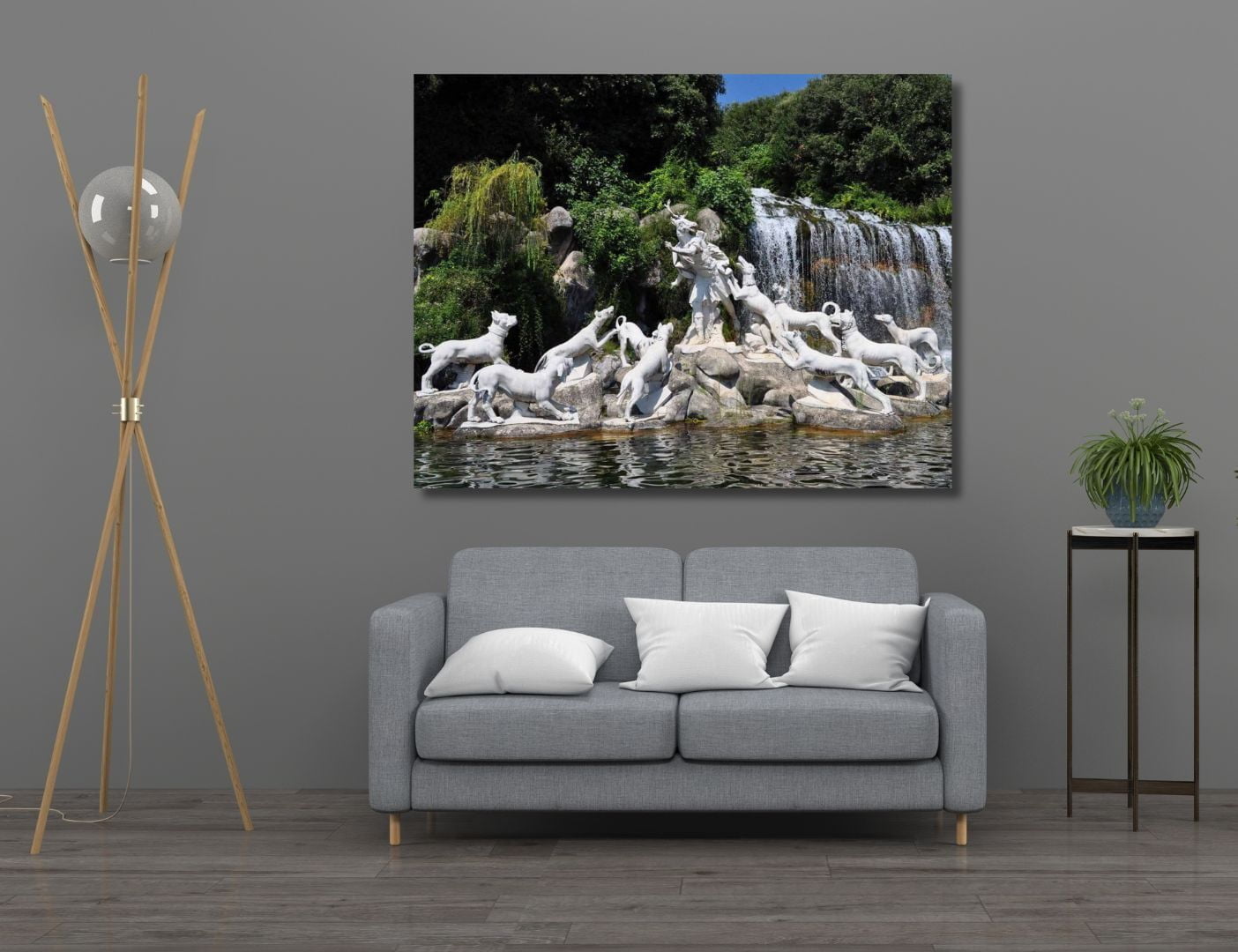 01.02.012 cascata reggia di caserta woonkamer sfeer liggend