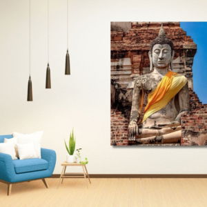 01.02.015 gautama buddha leraar woonkamer sfeer staand