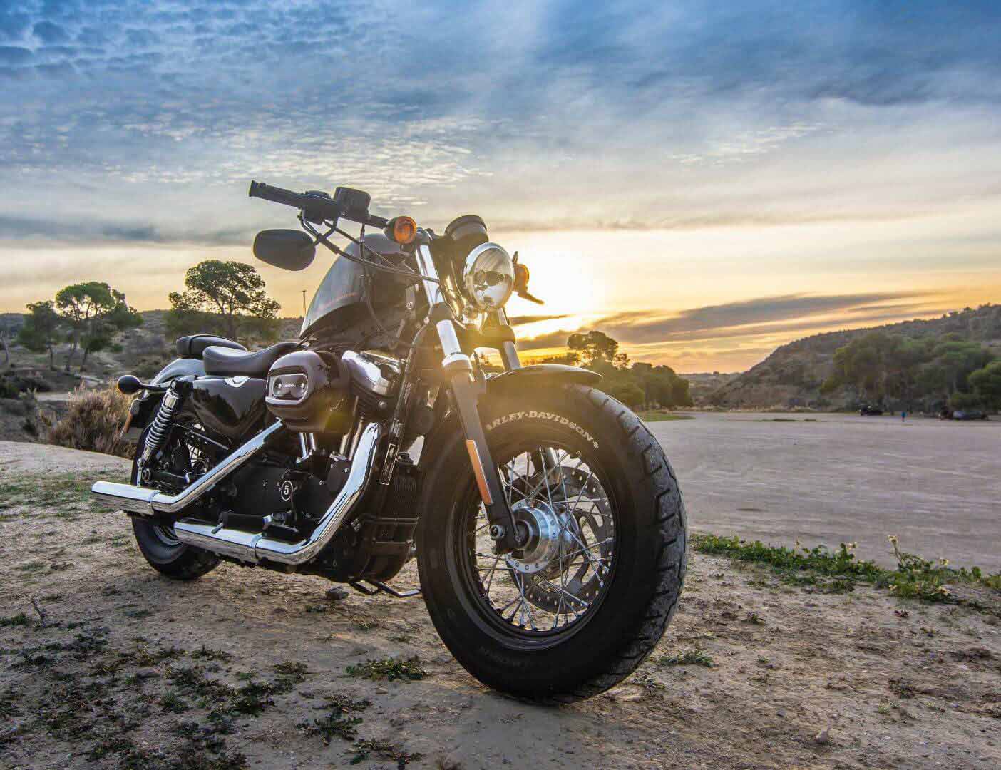 02.01.009 harley davidson forty eight liggend