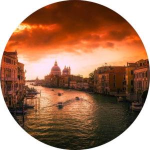 02.02.007 venetië in de avond cirkel