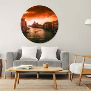 02.02.007 venetië in de avond woonkamer sfeer cirkel