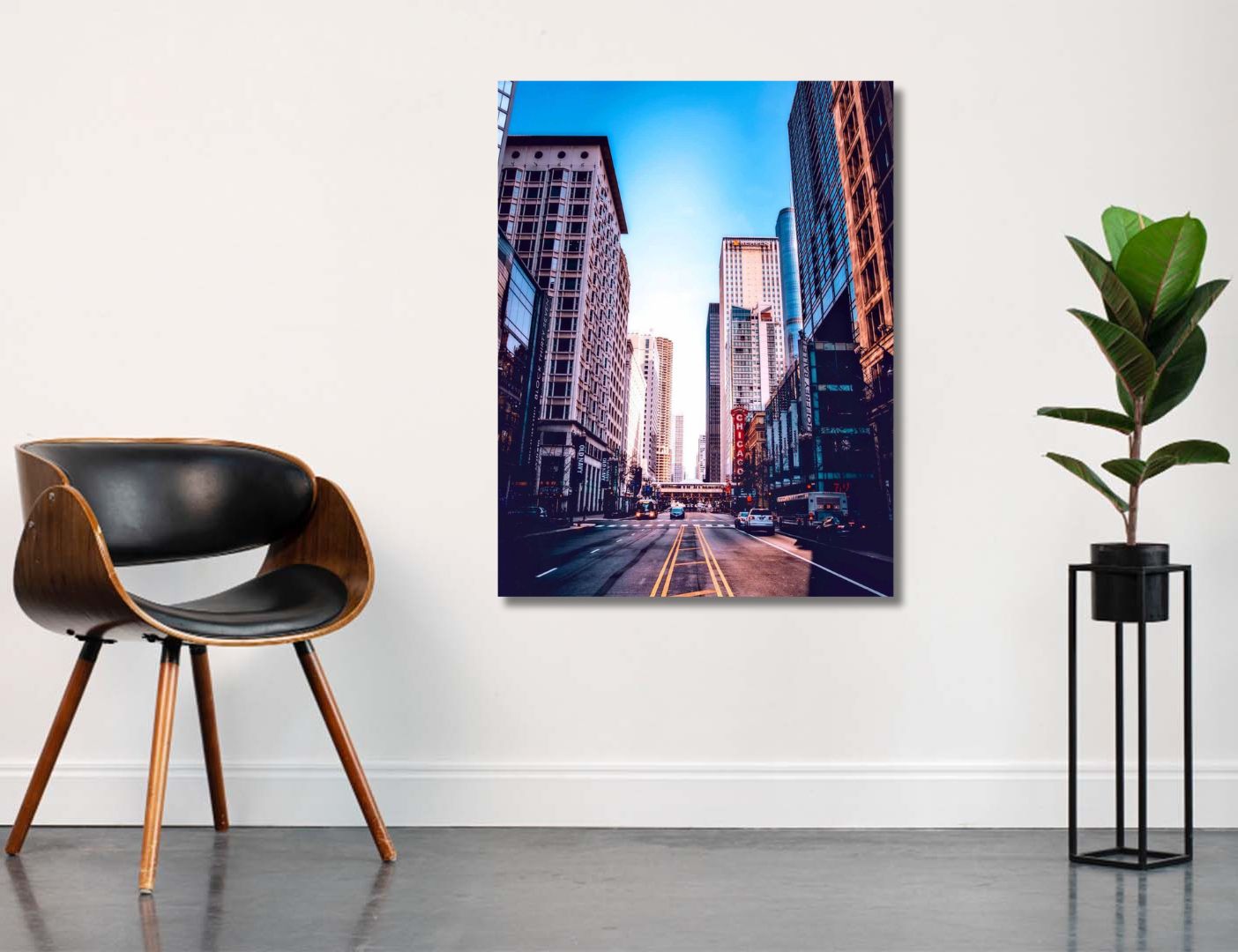 02.02.022 chicago street view woonkamer sfeer staand