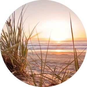 03.03.001 duingras met zonsondergang cirkel