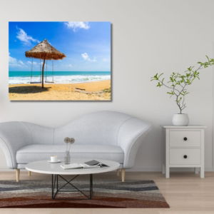 03.03.002 schommel op het strand woonkamer sfeer liggend