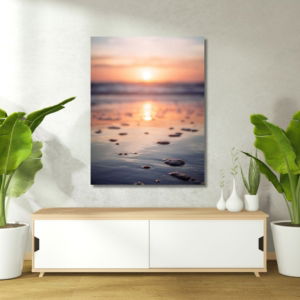 03.03.020 zonsondergang op het water woonkamer sfeer staand