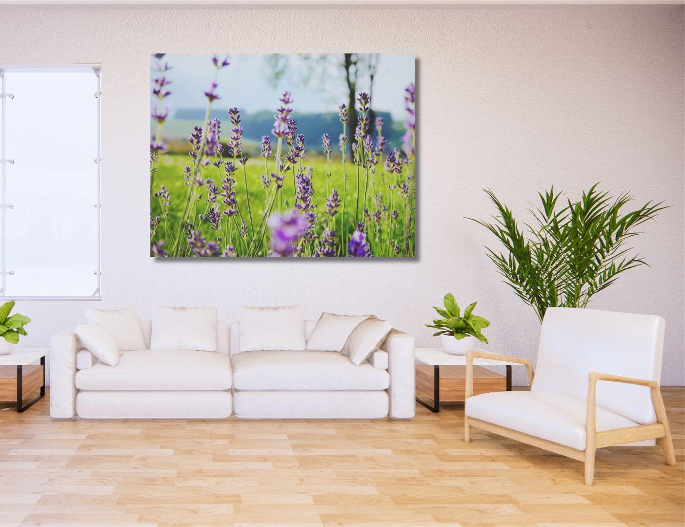 03.04.010 lavendel sprieten woonkamer sfeer liggend