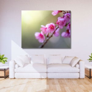 03.04.011 kersenbloesem close up woonkamer sfeer liggend