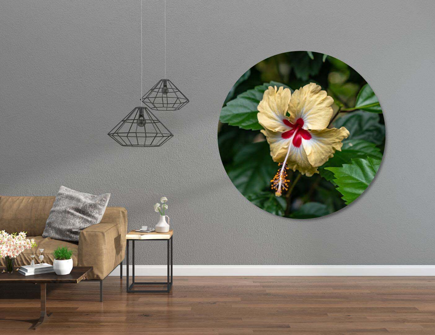 03.04.013 hawaiiaanse hibiscus woonkamer sfeer cirkel