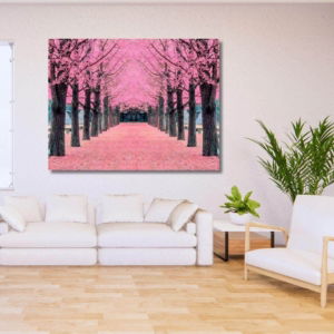 04.01.010 pink tree nami island, korea woonkamer sfeer liggend