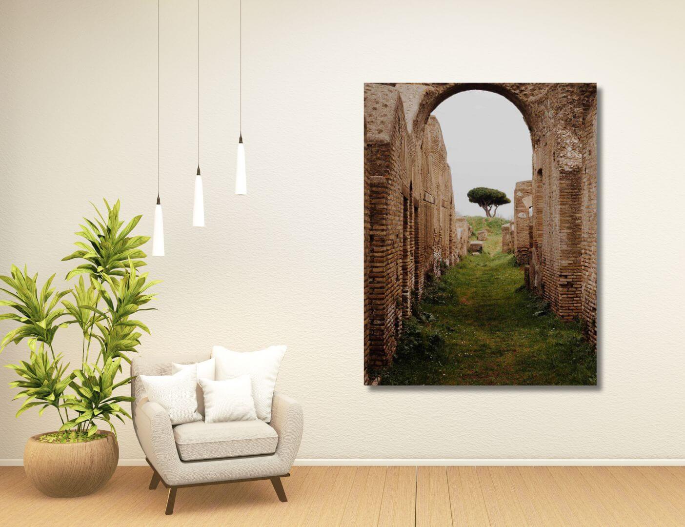 04.01.017 ostia antica background woonkamer sfeer staand