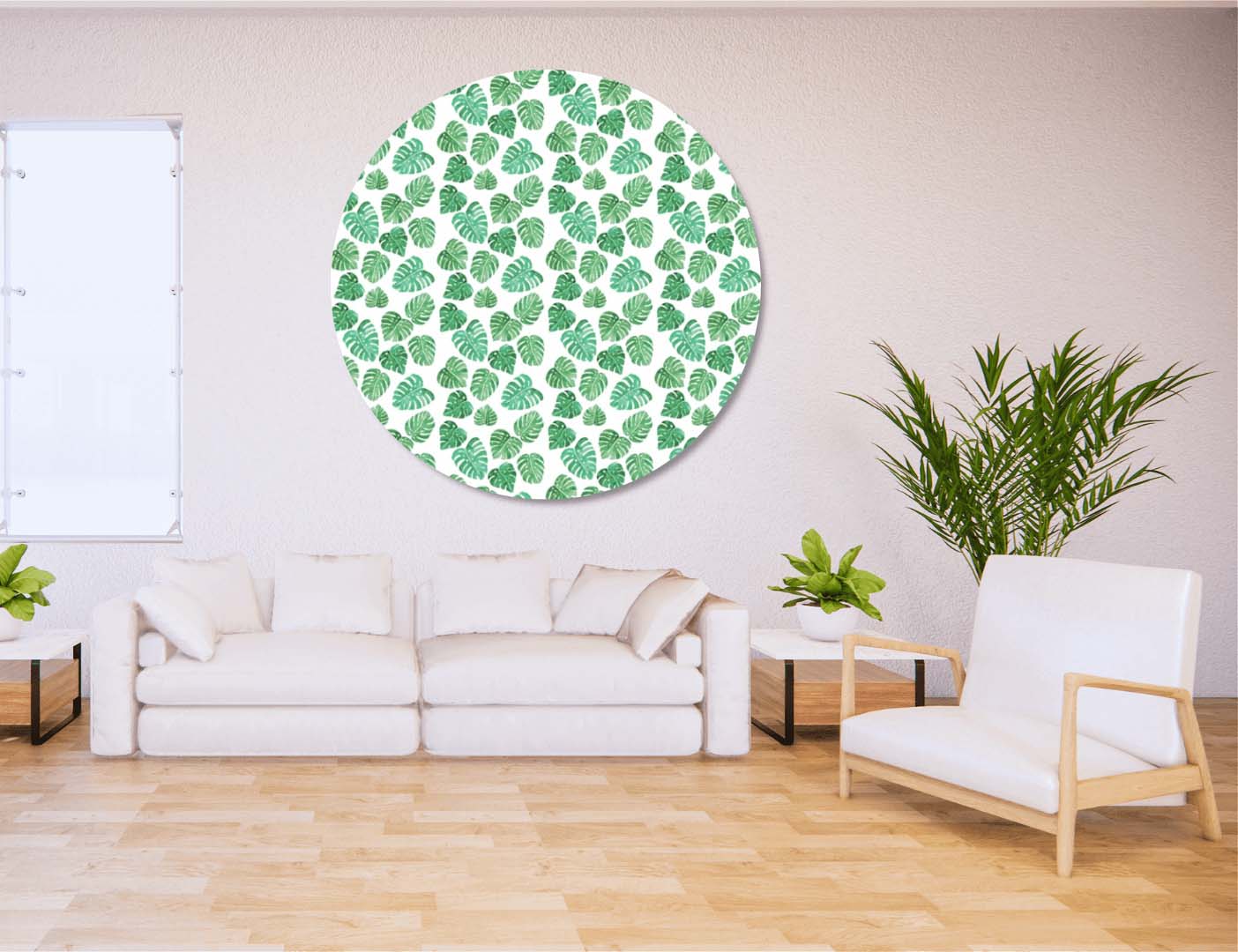 05.01.5542 - Monstera leaf - Cirkel