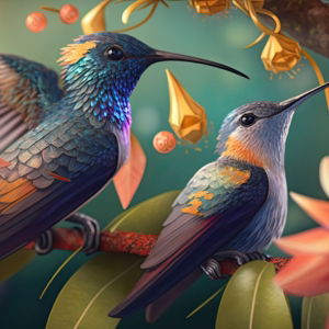 07.01.005 fluitende vogels liggend