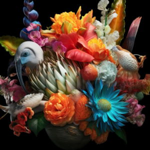 07.01.006 bloemen bouquet liggend