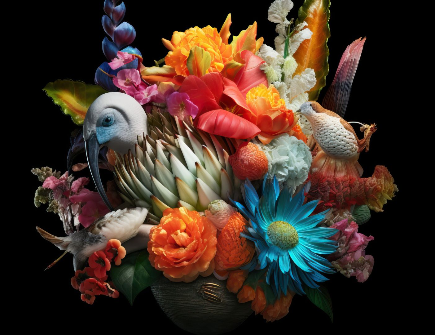 07.01.006 bloemen bouquet liggend