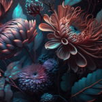 07.01.007 kleurrijk bloemstuk liggend