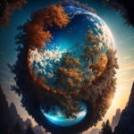 07.01.020 natuur cirkel in landschap staand