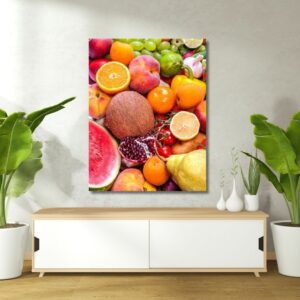 12.01.020 gemixte groente en fruit woonkamer sfeer staand